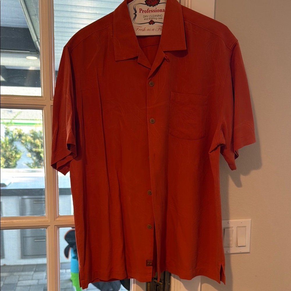 Tommy Bahama Brown Casual Button Down Shirt